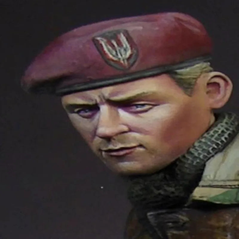1/16 WWII British Airborne Soldier, Resin Model Figure Kit, Unassembled and Unpainted