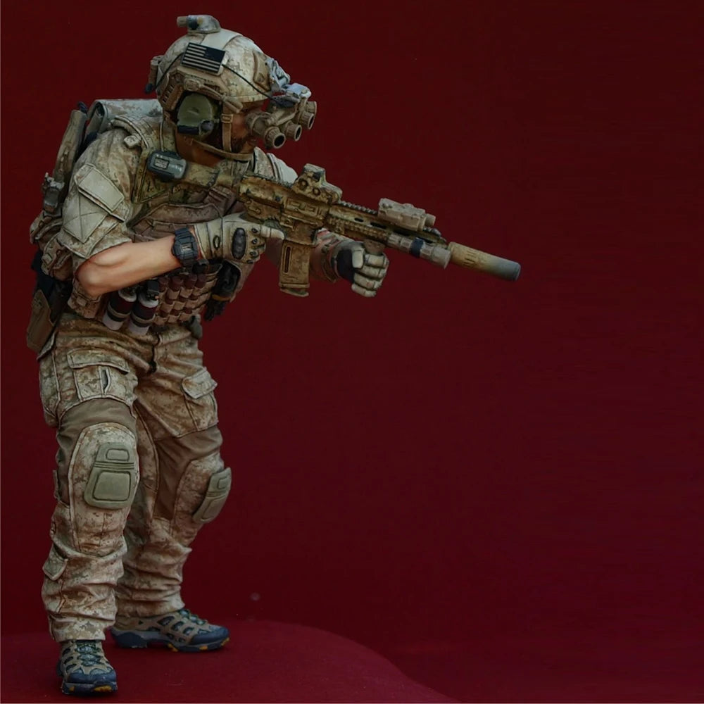 1/16 Modern U.S. DEVGRU Operator, Resin Model Figure Kit, Unassembled and Unpainted