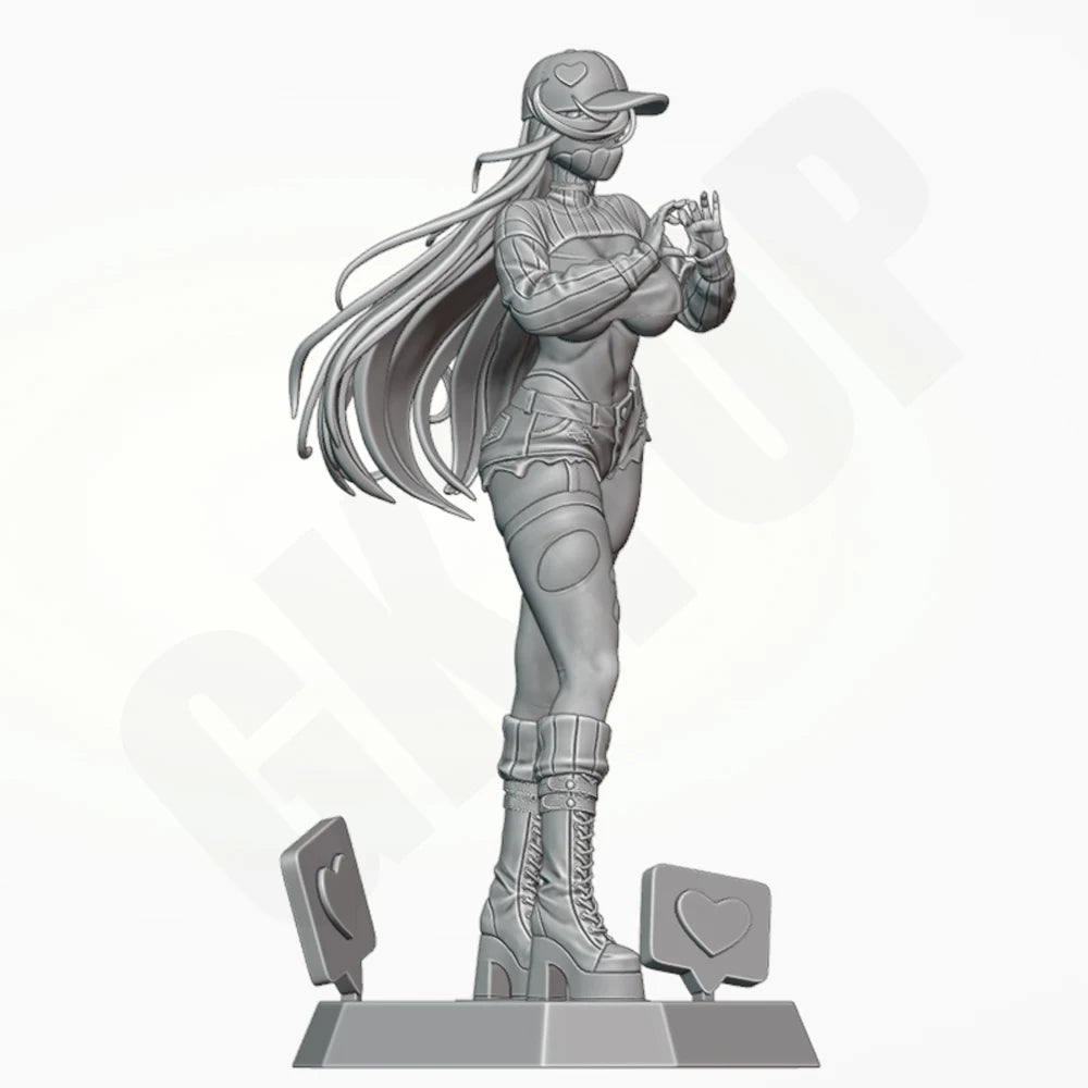 1/24 Female Warrior Adventure, Resin Model Figure Kit, Unassembled and Unpainted
