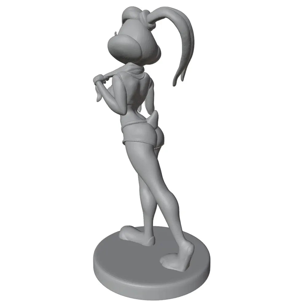 75mm Elf Female Character, Resin Model Figure Kit, Anime Theme, Unassembled and Unpainted