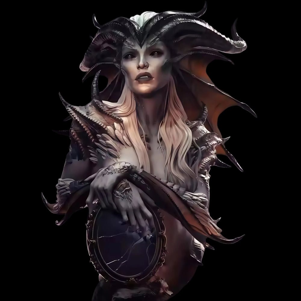 1/10 Norse Sea Witch, Resin Model Bust Kit, Fantasy Theme, Unassembled and Unpainted