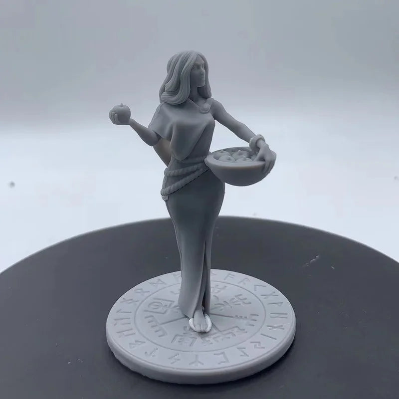 1/24 Nordic Goddess Idun, Resin Model Figure Kit, Mythology Theme, Unassembled and Unpainted