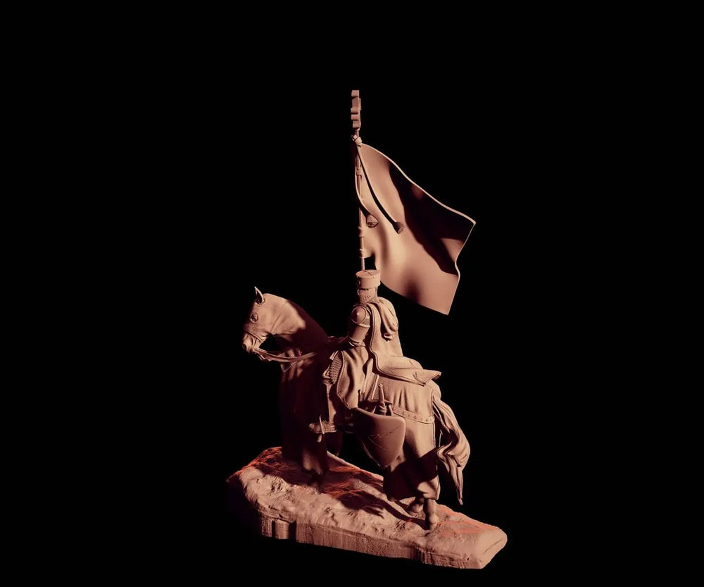 1/24 Napoleonic Cavalry Officers, 4 Figures, Resin Model Figure Kit, Unassembled and Unpainted