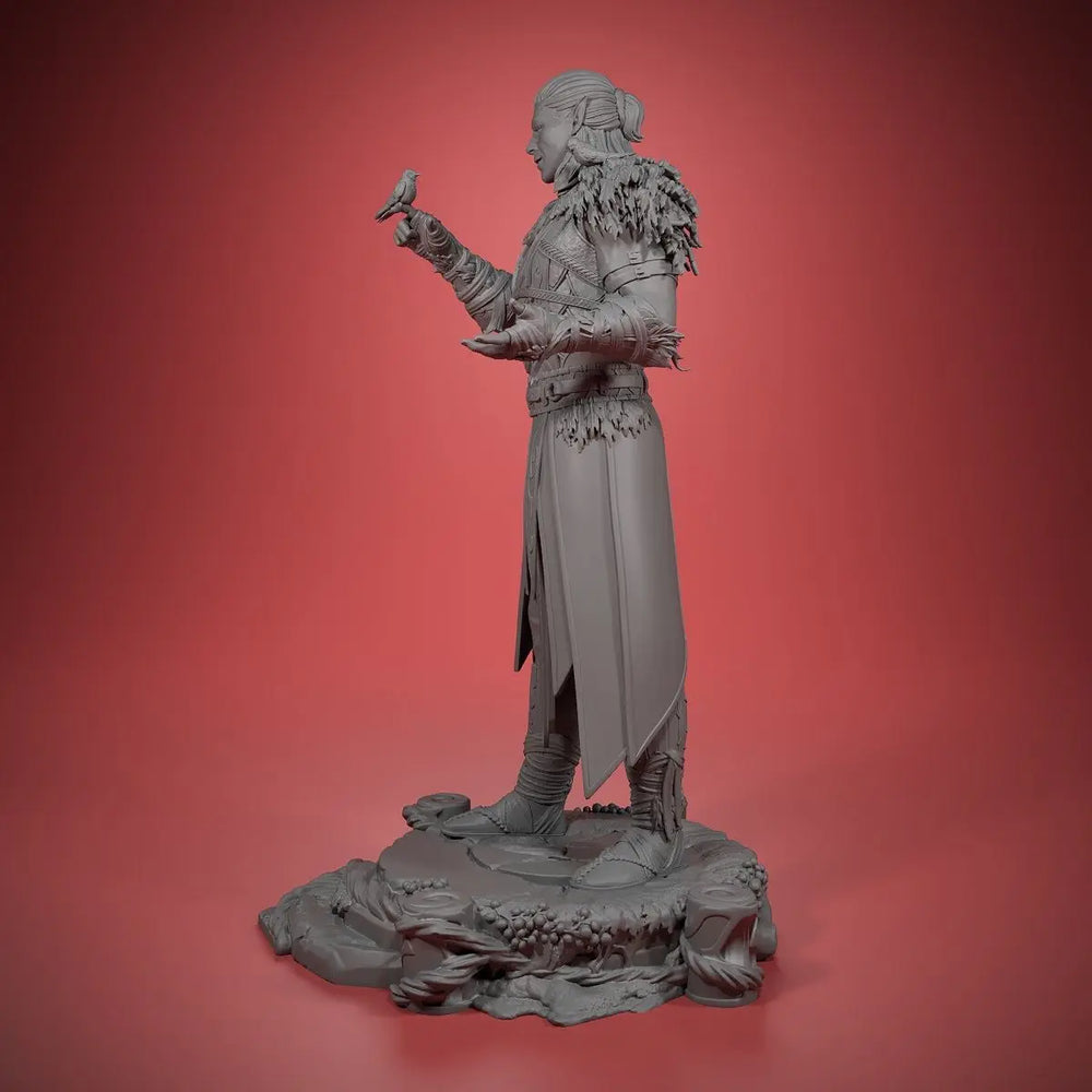 90mm Knight, Resin Model Figure Kit, Fantasy Theme, Unassembled and Unpainted