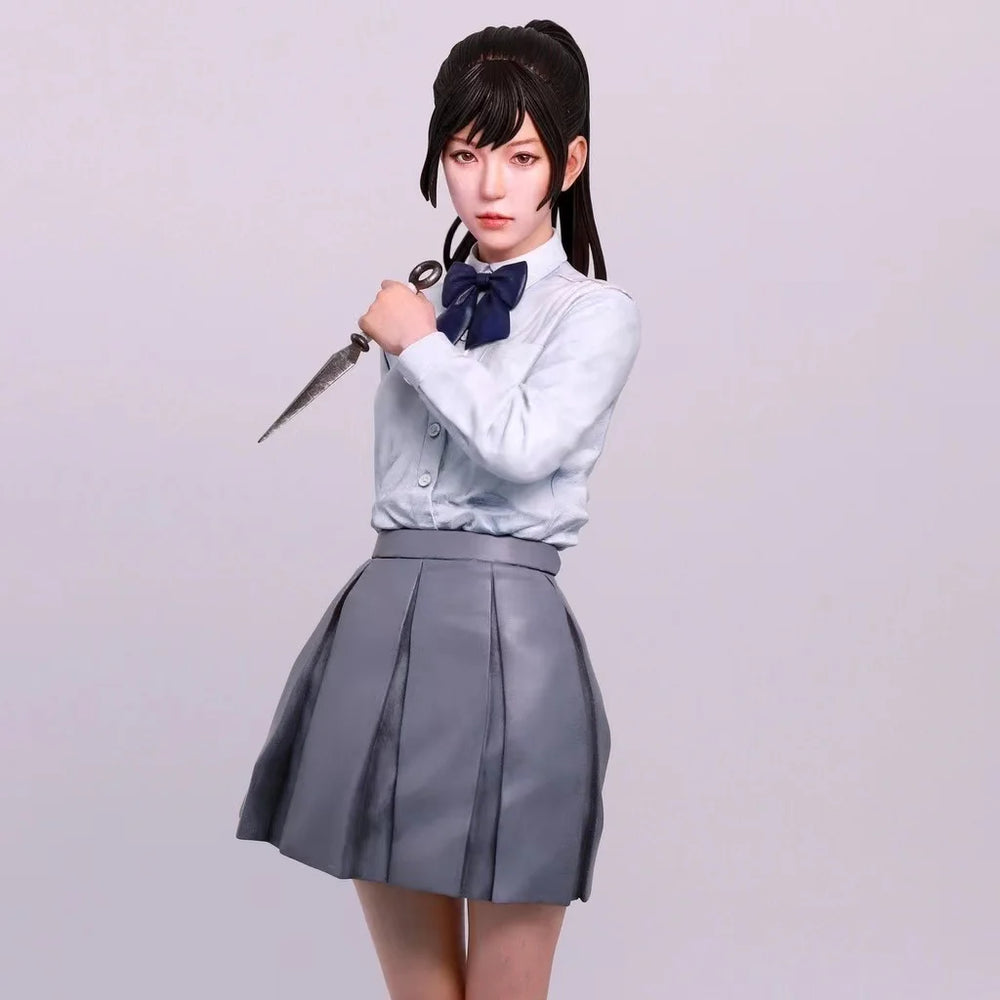 1/8 Warrior in Flowing Gown with Sword, Resin Model Figure Kit, Anime Theme, Unassembled and Unpainted