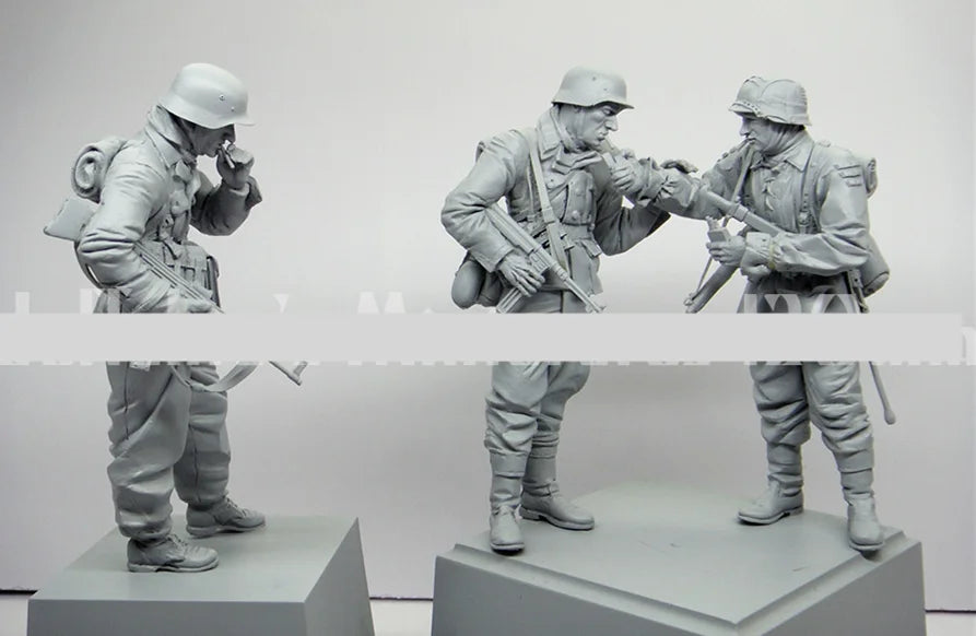 1/16 WWI Infantry, 6 Figures, Resin Model Figure Kit, Unassembled and Unpainted