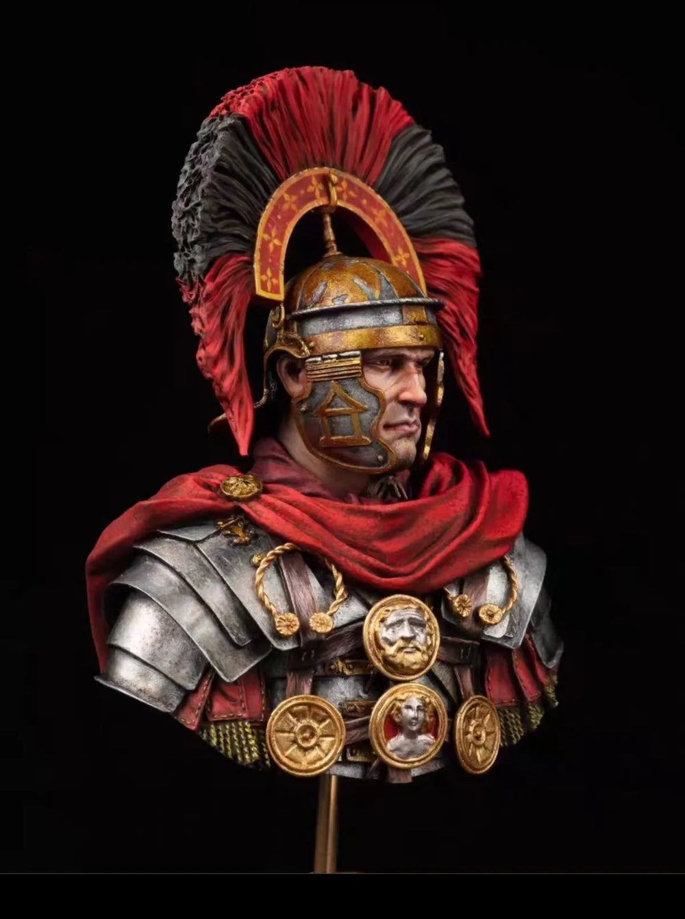 1/10 Ancient Roman Military Officers, 4 Figures, Resin Model Bust Kit, Unassembled and Unpainted