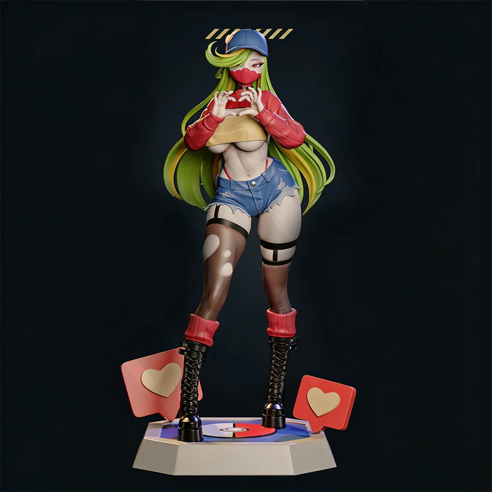 1/24 Female Warrior Adventure, Resin Model Figure Kit, Unassembled and Unpainted