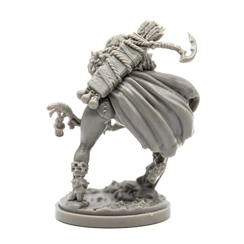 38mm Dark Fantasy Demonic Warrior, Resin Model Figure Kit, Fantasy Theme, Unassembled and Unpainted