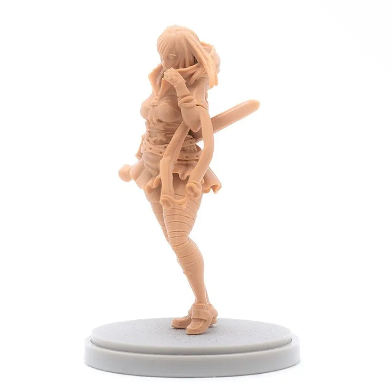 30mm Female Archer, Resin Model Figure Kit, Anime Theme, Unassembled and Unpainted