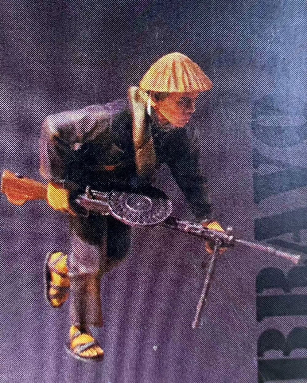 1/35 Vietnam War Militia Combatant, Resin Model Figure Kit, Unassembled and Unpainted