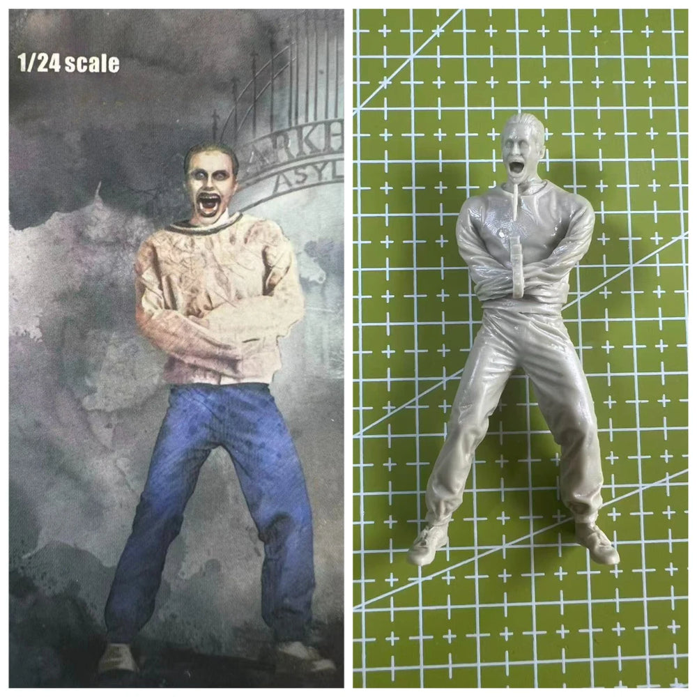 75mm Civilian Character, Resin Model Figure Kit, Historical Theme, Unassembled and Unpainted
