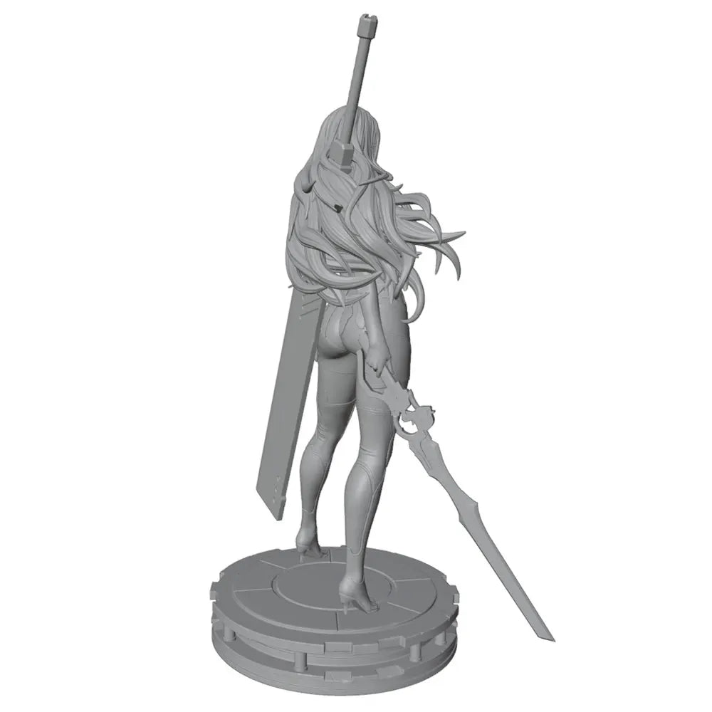 75mm Female Ranger, Resin Model Figure Kit, Fantasy Theme, Unassembled and Unpainted
