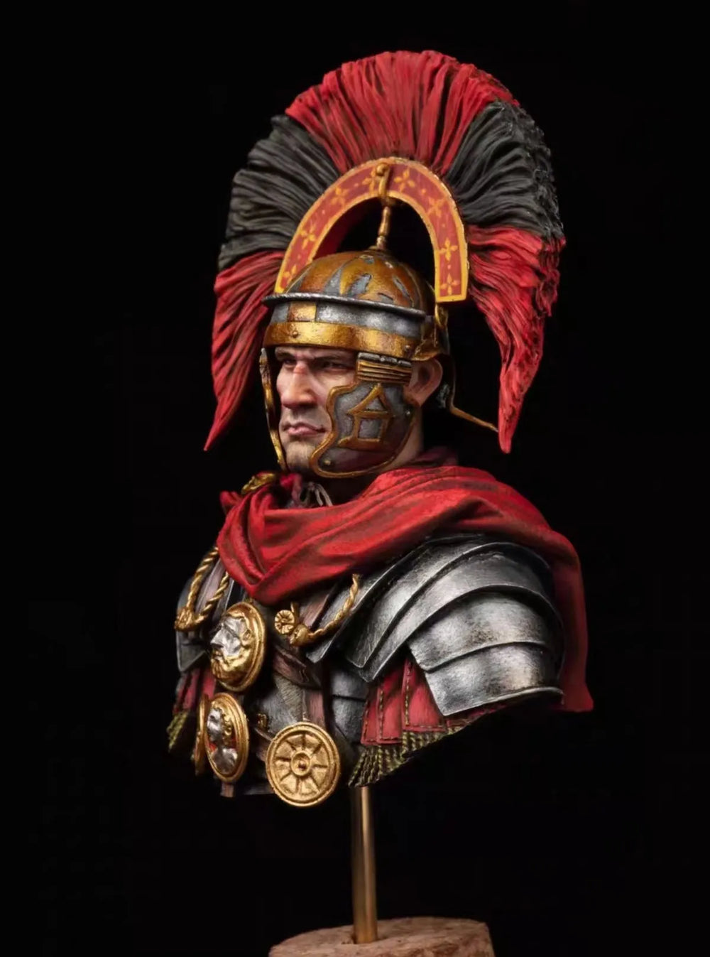 1/10 Ancient Roman Military Officers, 4 Figures, Resin Model Bust Kit, Unassembled and Unpainted