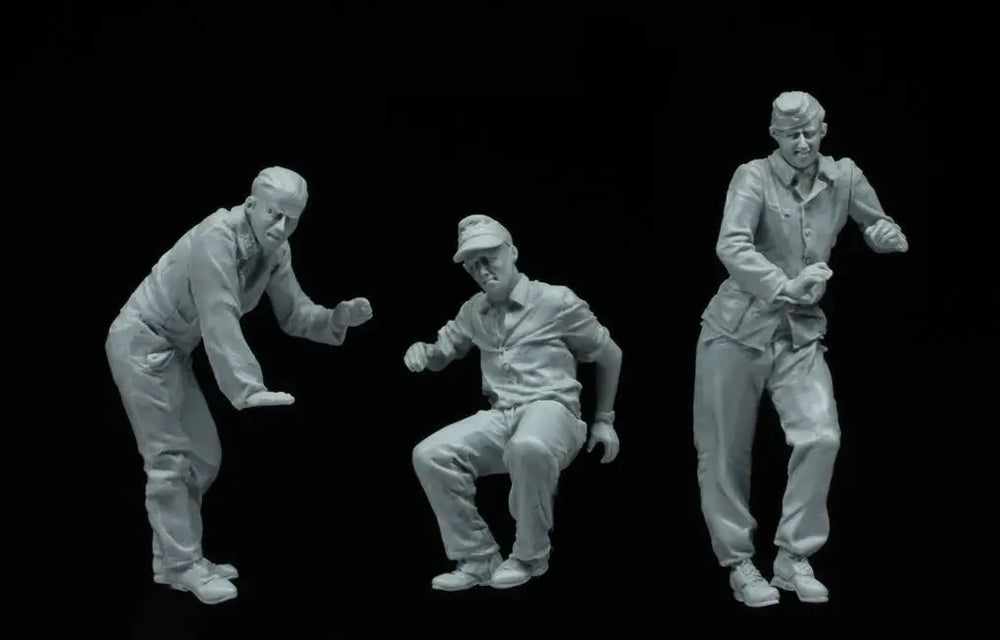1/35 Modern Combat Troops, 3 Figures, Resin Model Figure Kit, Unassembled and Unpainted