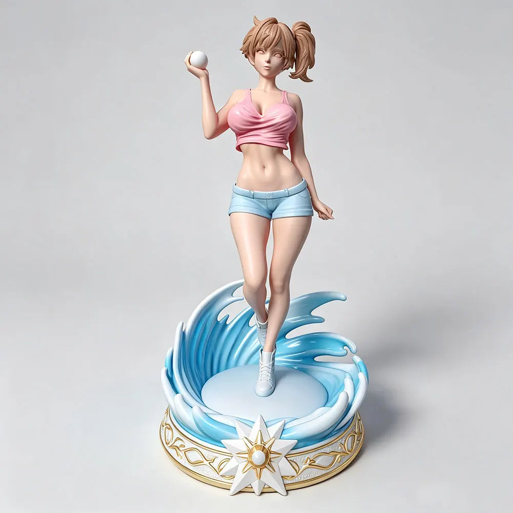 1/24 Pin-up with Sphere, Resin Model Figure Kit, Unassembled and Unpainted