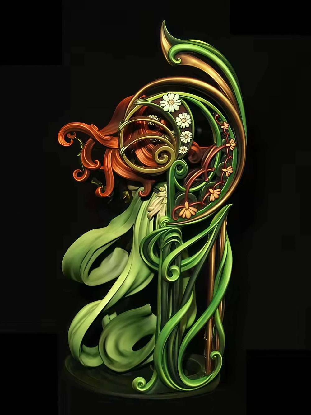 1/24 Female Siren, Resin Model Figure Kit, Fantasy Theme, Unassembled and Unpainted