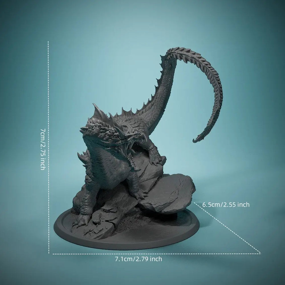 Assorted Fantasy Dragons, Resin Model Creature Kit, Fantasy Theme, Unassembled and Unpainted