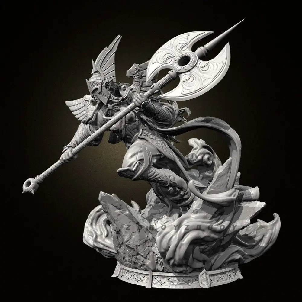 50mm Celestial General, Resin Model Figure Kit, Fantasy Theme, Unassembled and Unpainted