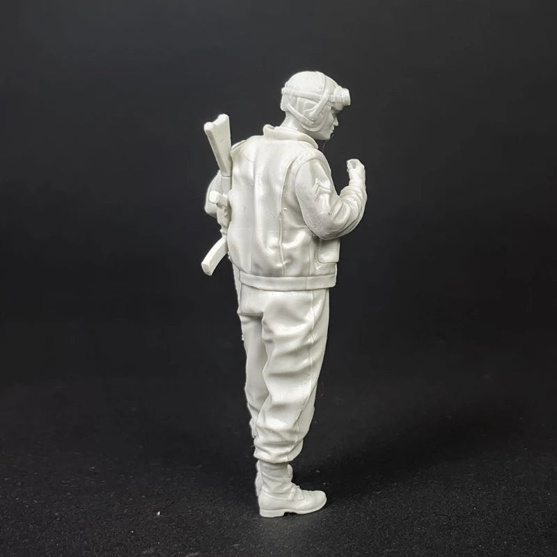 1/35 WWII US Machine Gun Team, 2 Figures, Resin Model Figure Kit, Unassembled and Unpainted