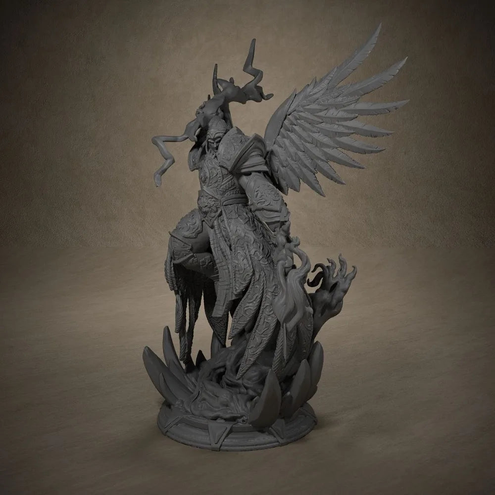 85mm Justice Angel Edridion, Resin Model Figure Kit, Fantasy Theme, Unassembled and Unpainted