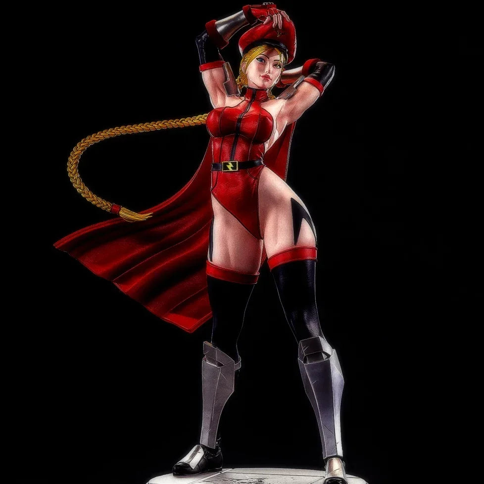 38mm Female Superhero Warriors, 2 Figures, Resin Model Figure Kit, Unassembled and Unpainted