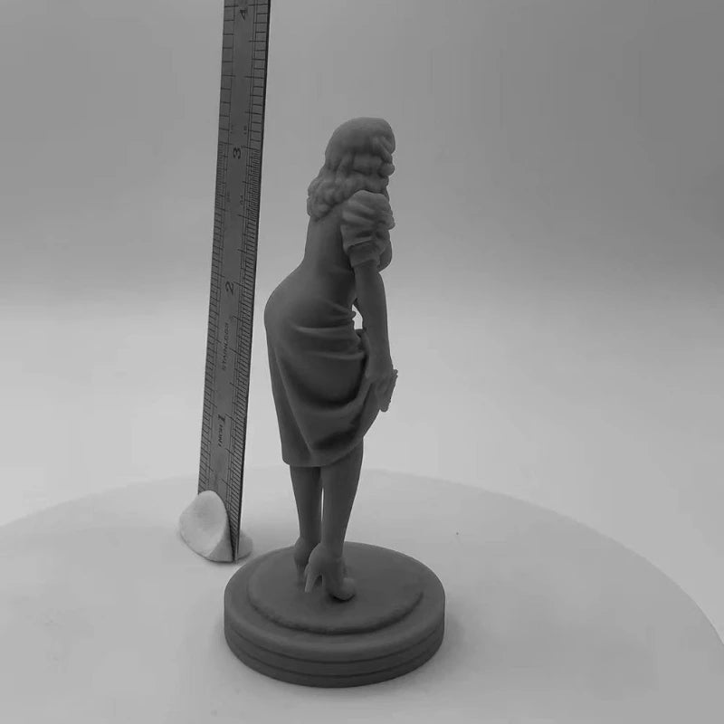 75mm Agent Carter Retro Female, Resin Model Figure Kit, Unassembled and Unpainted