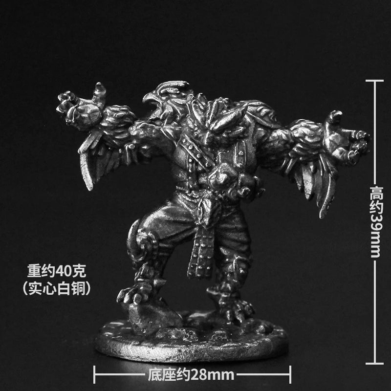 35mm Night Owl Force Demon Warriors, 6 Figures, Resin Model Figure Kit, Fantasy Theme, Unassembled and Unpainted