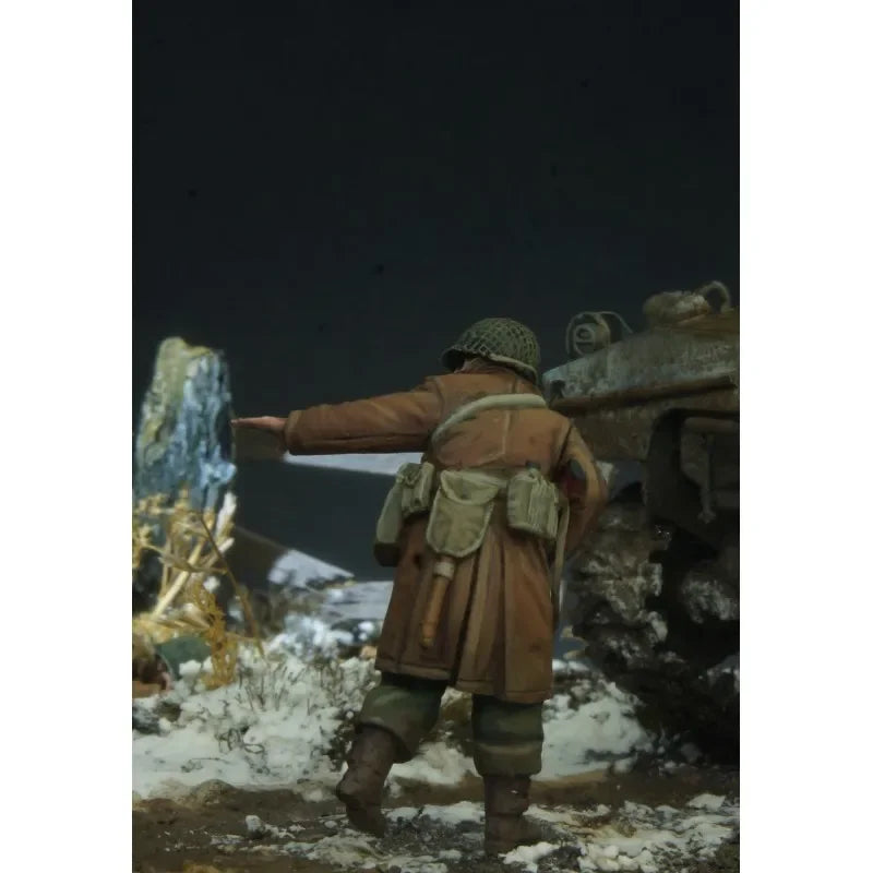 1/35 WWII US Army Infantry Winter, Resin Model Figure Kit, Unassembled and Unpainted