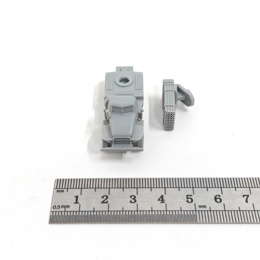 1/144 Cold War Soviet BM-21 Rocket Launcher, Resin Model Vehicle Kit, Unassembled and Unpainted
