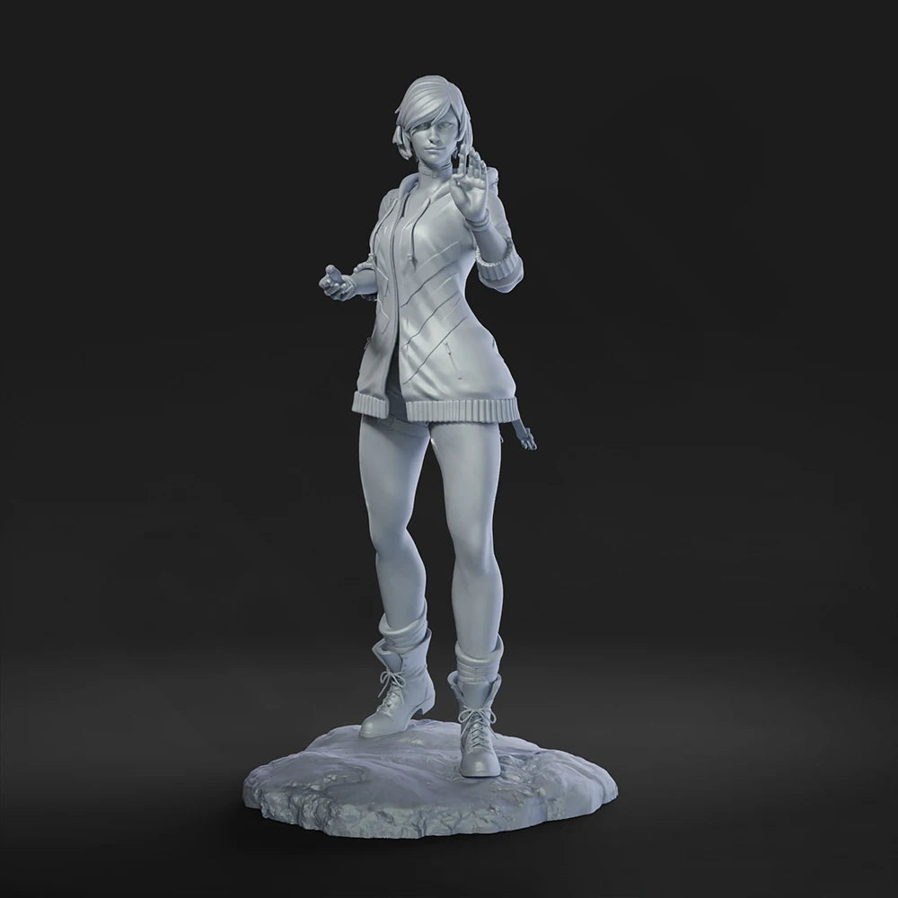 1/24 Belle Reina Pretty Girl, Resin Model Figure Kit, Unassembled and Unpainted