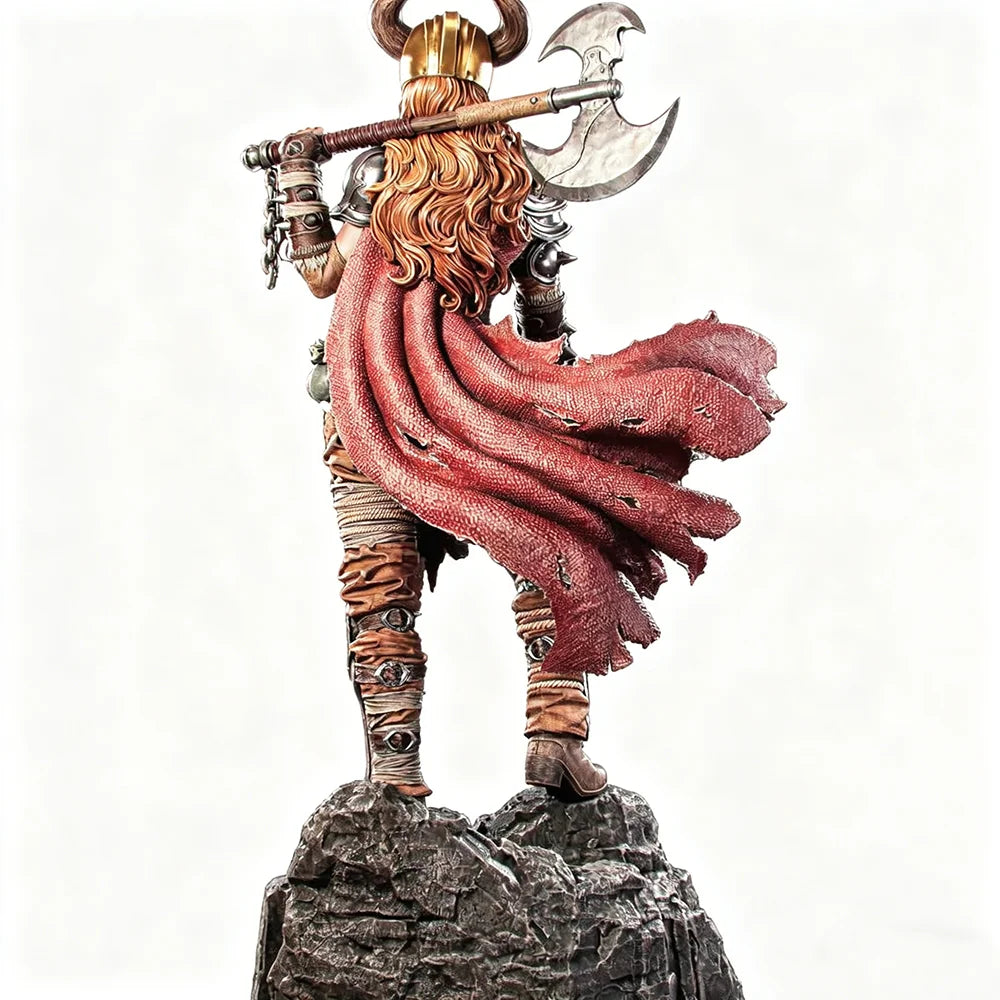 100mm Norse Valkyrie Warrior, Resin Model Figure Kit, Fantasy Theme, Unassembled and Unpainted