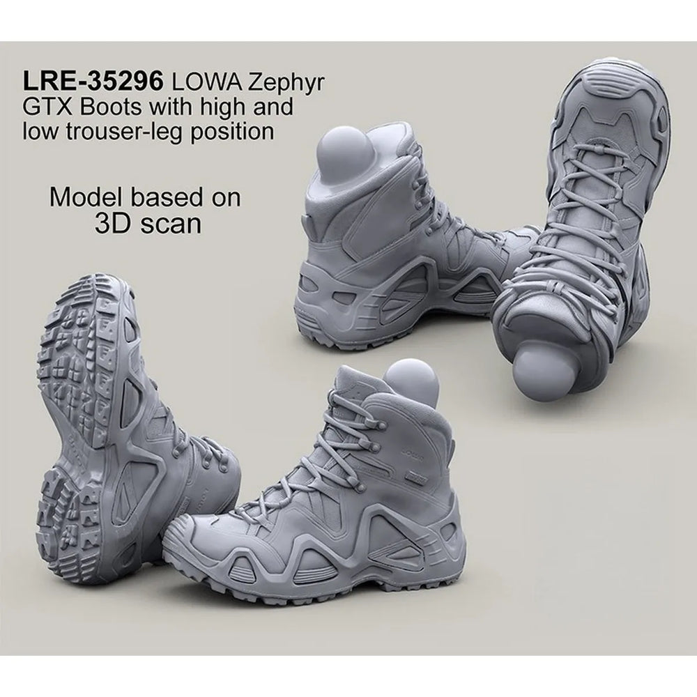 1/35 Modern Tactical Boots, Resin Model Accessory Kit, Unpainted