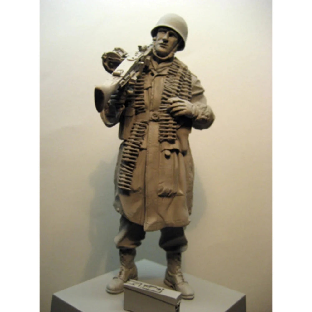 1/16 WWII German Normandy Soldier, Resin Model Figure Kit, Unassembled and Unpainted
