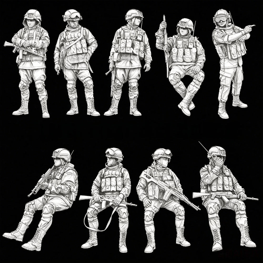 Modern Special Forces — 1/35 Resin Figure Set