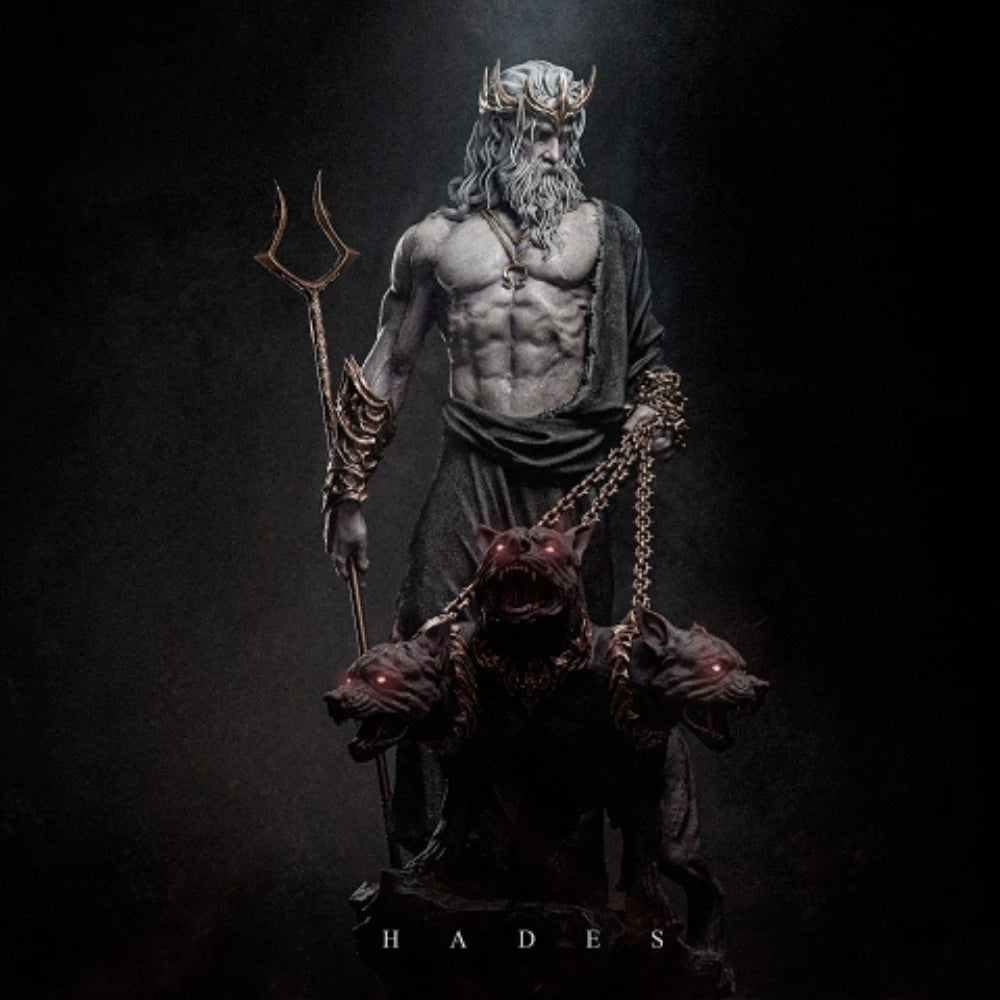 Ancient Hades & Hellhound Companions, 2 Figures, Resin Model Figure Kit, Unassembled and Unpainted