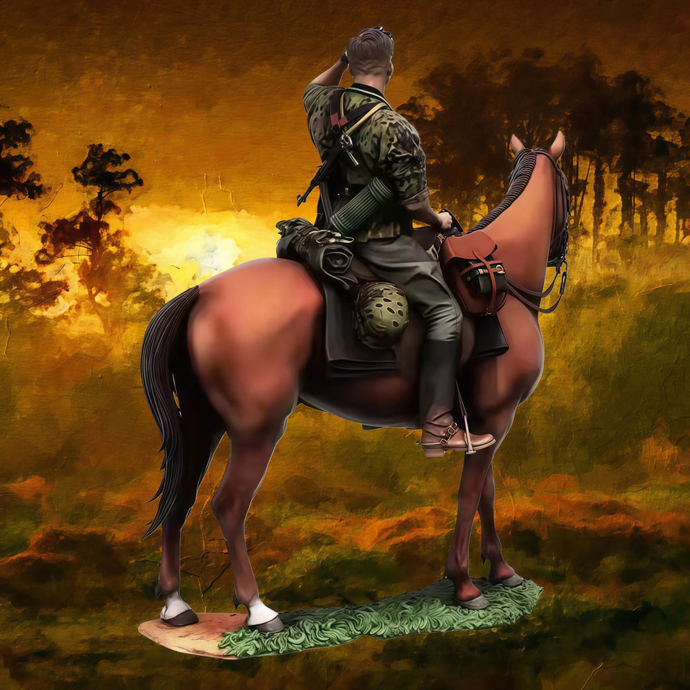 1/35 Modern Cavalry Soldiers, Resin Model Figure Kit, Unassembled and Unpainted