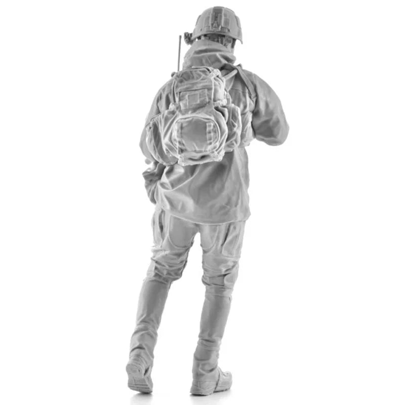 1/16 Modern US Marine Corps Soldier, Resin Model Figure Kit, Unassembled and Unpainted