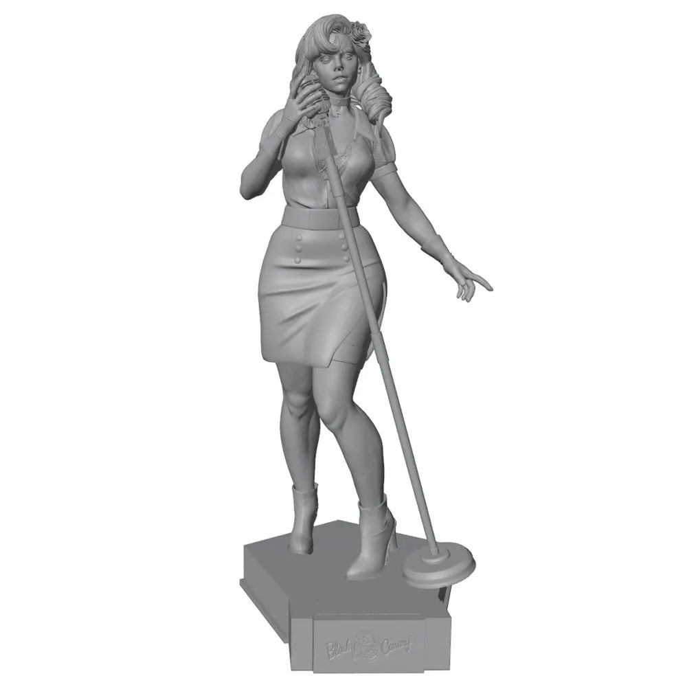 75mm Singing Girl, Resin Model Figure Kit, Fantasy Theme, Unassembled and Unpainted