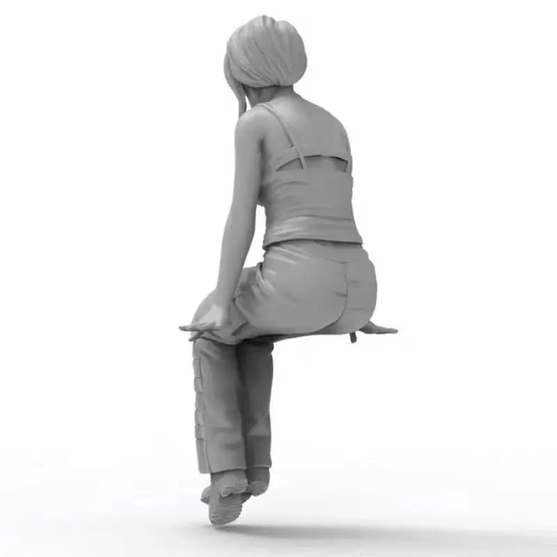 1/35 Modern Female Mercenary, Resin Model Figure Kit, Unassembled and Unpainted