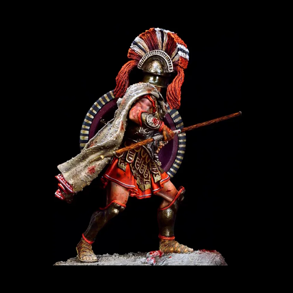 32mm Ancient Spartan Hoplite, Resin Model Figure Kit, Unassembled and Unpainted