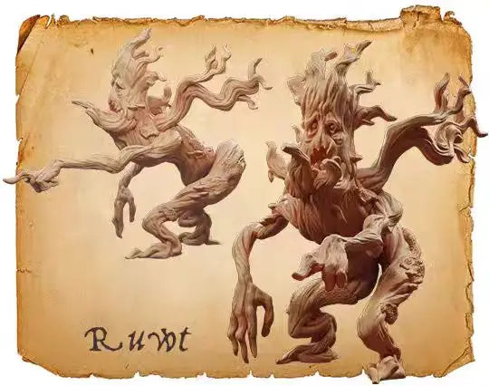 Wyrdwood Fantasy Creature, Resin Model Figure Kit, Fantasy Theme, Unassembled and Unpainted
