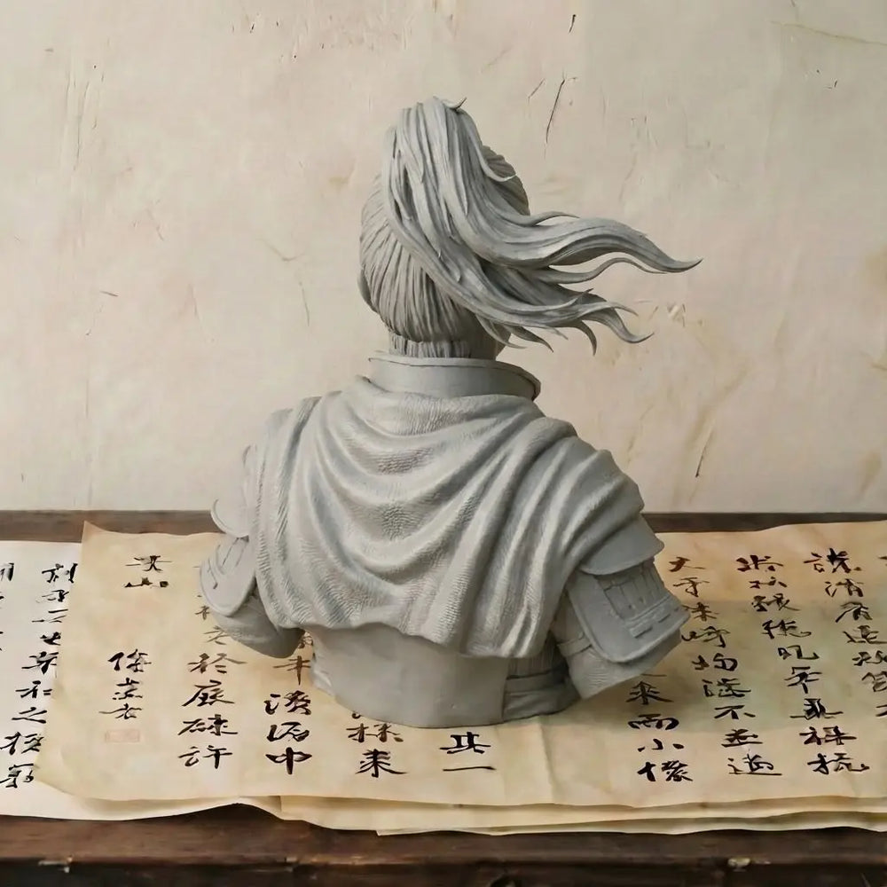 1/6 Ancient Zhao Yun, Resin Model Bust Kit, Unassembled and Unpainted