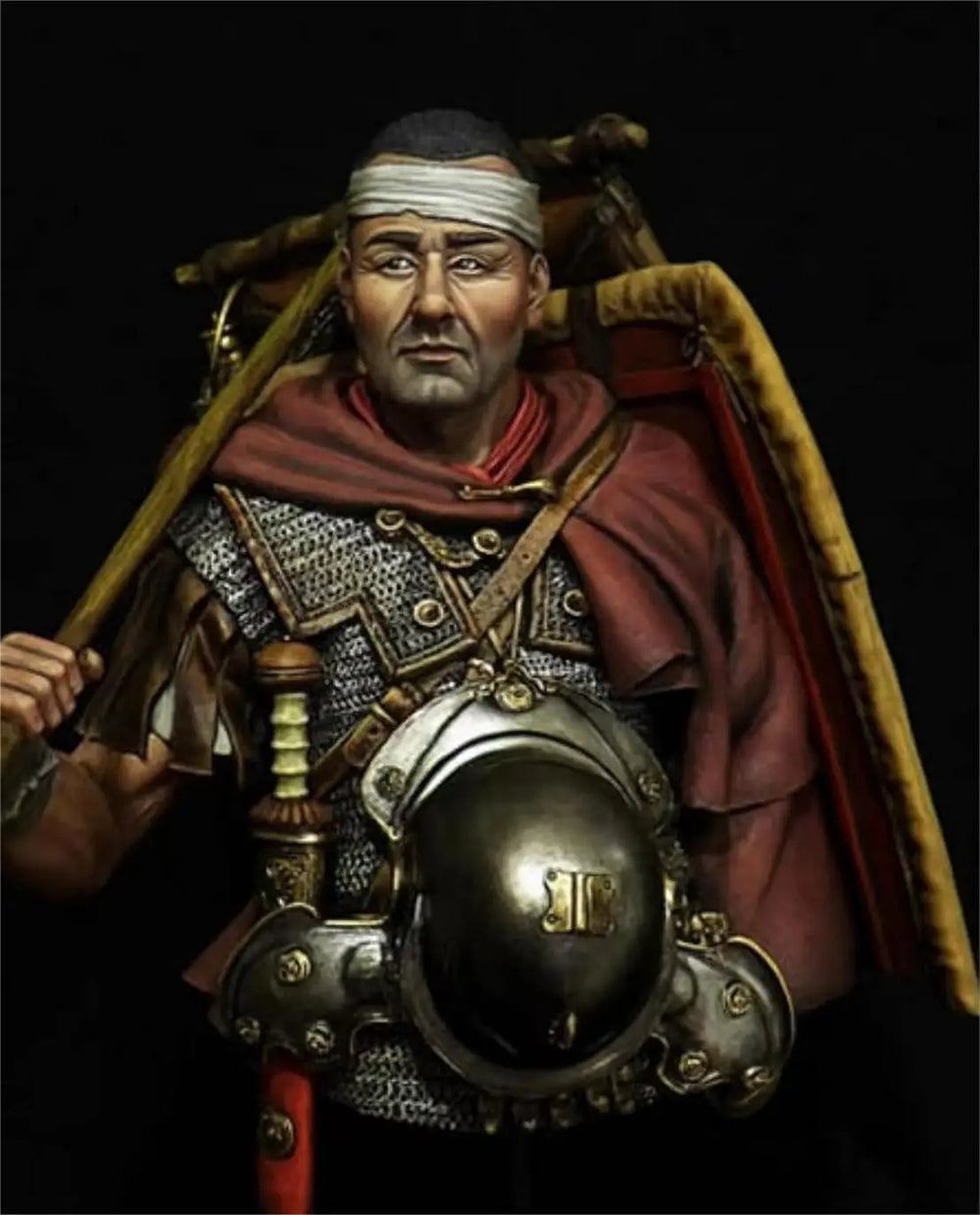 1/10 Warrior with Ornate Armor, Resin Model Figure Kit, Fantasy Theme, Unassembled and Unpainted