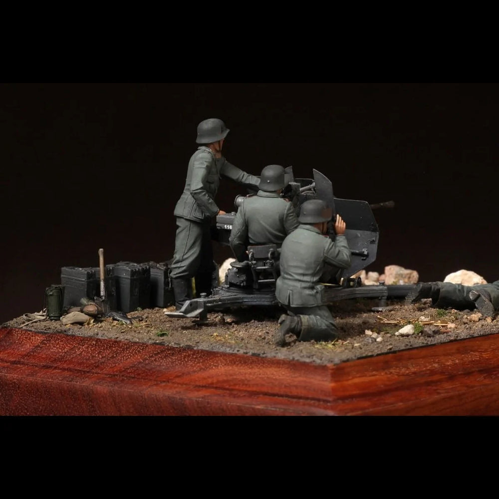 1/35 WWI German Military, 4 Figures, Resin Model Figure Kit, Unassembled and Unpainted