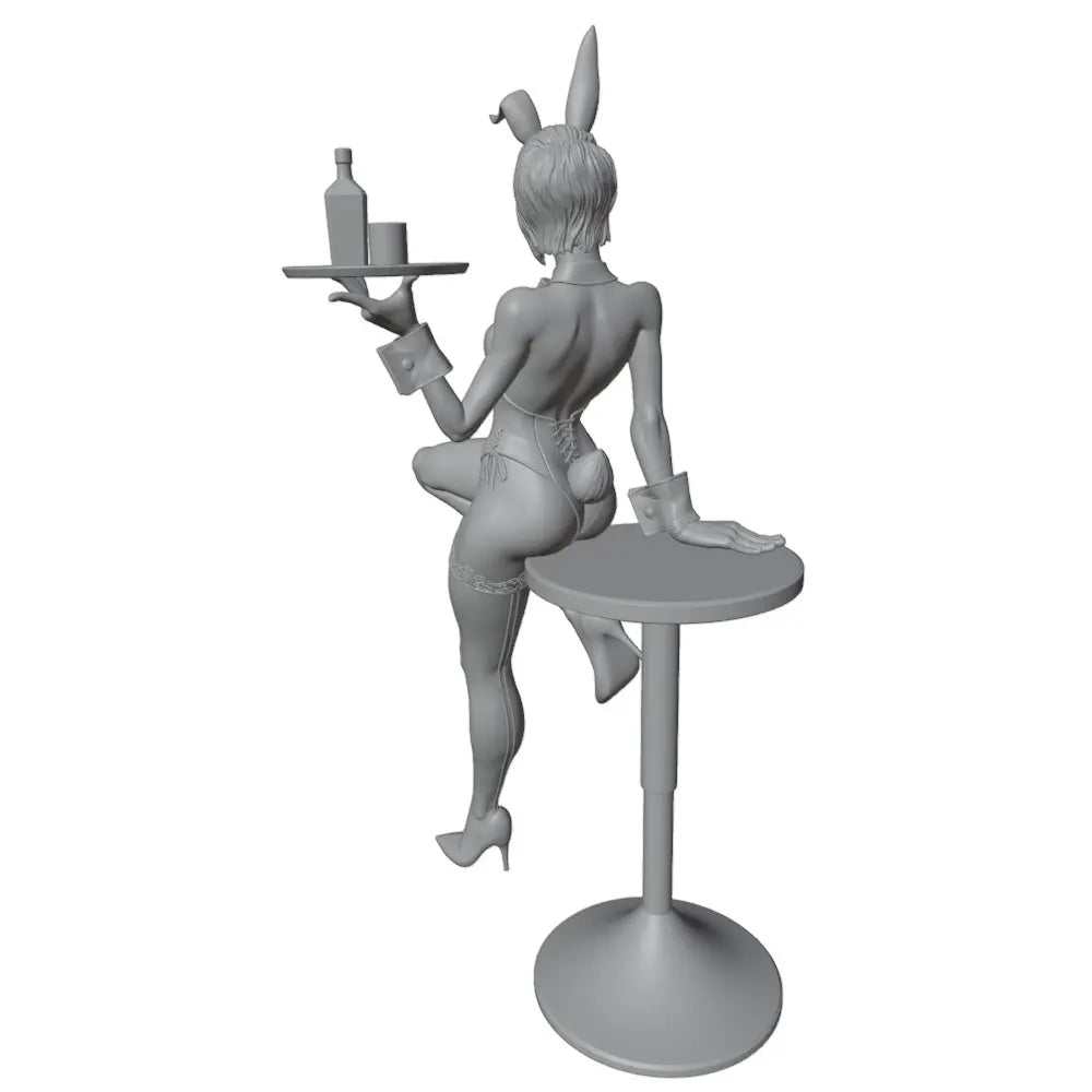 1/24 Bunny Girl Pinup, Resin Model Figure Kit, Unassembled and Unpainted