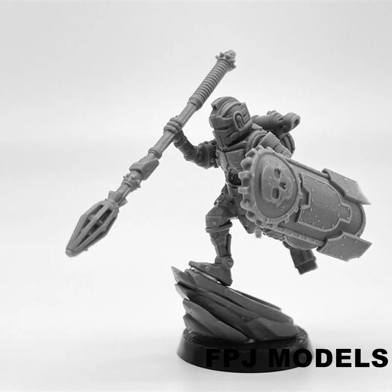 28mm Scavenger Legio, 14 Figures, Resin Model Figure Kit, Fantasy Theme, Unassembled and Unpainted