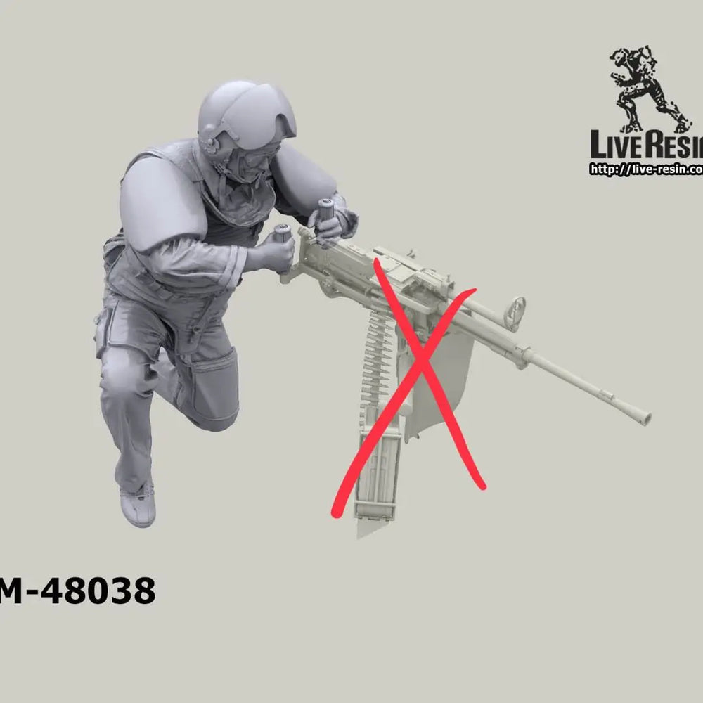 1/48 Modern Tactical Military Soldier, Resin Model Figure Kit, Unassembled and Unpainted