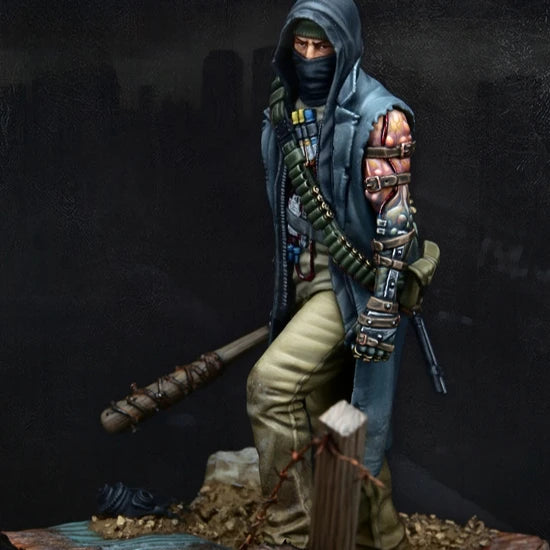 1/35 Modern Infected Gangster, Resin Model Figure Kit, Unassembled and Unpainted