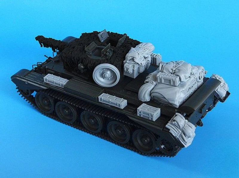 1/35 WWII Cromwell Tank Accessories Set, Resin Model Vehicle Kit, Unassembled and Unpainted